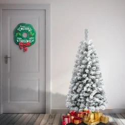 Sale National Tree Company 4.5 ft. Acacia Flocked Tree