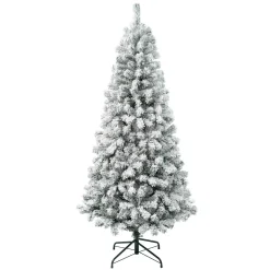 Discount National Tree Company 6 ft. Acacia Flocked Tree