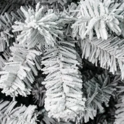 Sale National Tree Company 7.5 ft. Acacia Flocked Tree