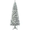 National Tree Company 7.5 ft. Acacia Medium Flocked Tree