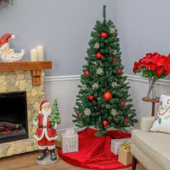Discount National Tree Company 6 ft. Acacia Tree with Multicolor Lights