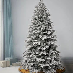 Outlet National Tree Company 7.5 ft. Acacius Snowy Tree