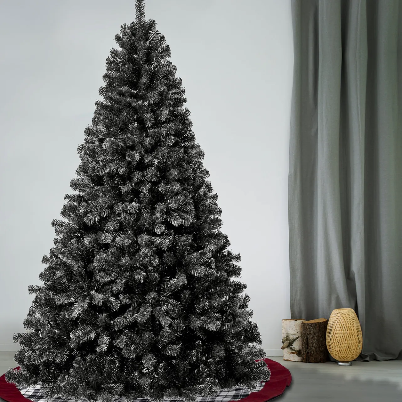 Outlet National Tree Company 7.5 ft. Color Pop Black Tree