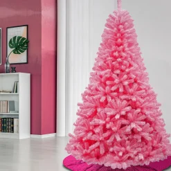National Tree Company 7.5 ft. Color Pop Pink Tree