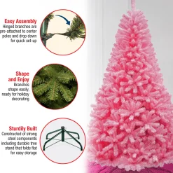 National Tree Company 7.5 ft. Color Pop Pink Tree