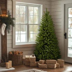 Clearance National Tree Company 6.5 ft. Dunhill Fir Slim Tree