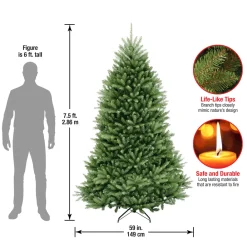 Discount National Tree Company 7.5 ft. Dunhill Fir Tree
