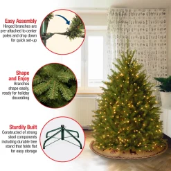 Sale National Tree Company 4.5 ft. Dunhill Fir Tree