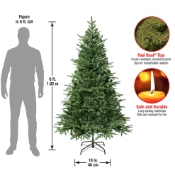 National Tree Company 6 ft. Duxbury Feel Real Tree
