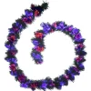 Sale National Tree Company 9 ft. Halloween Black Fiber Optic Garland with Purple and Orange Lights