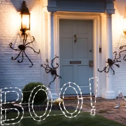 Outlet National Tree Company 5 ft. Halloween BOO Sign Lighted Sign Decoration with LED Lights