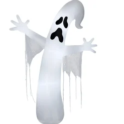 New National Tree Company 12 ft. Halloween Giant Ghost Inflatable Decoration with LED Lights
