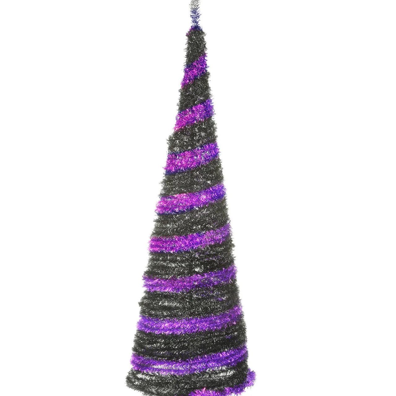 Best National Tree Company 7.5 ft. Halloween Pre-Lit Black Tree with LED Lights