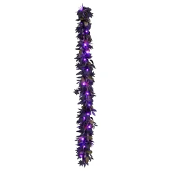 Sale National Tree Company 6 ft. Halloween Scare in the Air Garland and LED Lights