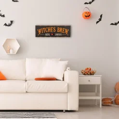 Outlet National Tree Company 2 ft. Halloween Witches Brew Drink Company Hanging Wall Decoration