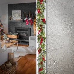Online National Tree Company 9 ft. HGTV Home Collection Berries and Greenery Garland