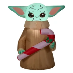 Hot National Tree Company 3.5 ft. Inflatable Baby Yoda with LED Lights