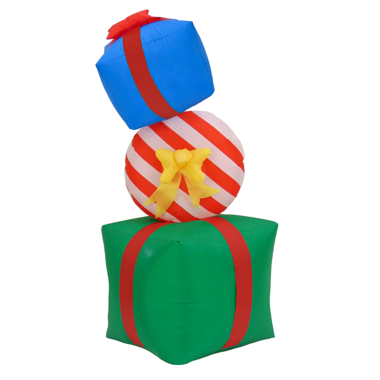 Discount National Tree Company 6 ft. Inflatable Blow Up Giftbox Combination