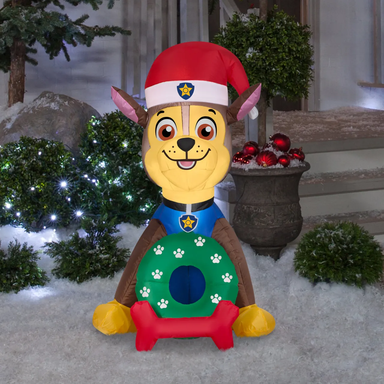 Online National Tree Company 3 ft. Inflatable Chase from Paw Patrol with LED Lights
