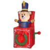 Sale National Tree Company 5 ft. Inflatable Jack-In-The-Box with LED Lights