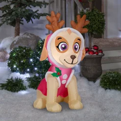Outlet National Tree Company 3.5 ft. Inflatable Skye from Paw Patrol with LED Lights