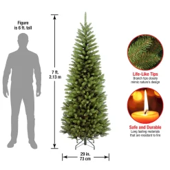 Best National Tree Company 7 ft. Kingswood Fir Pencil Tree