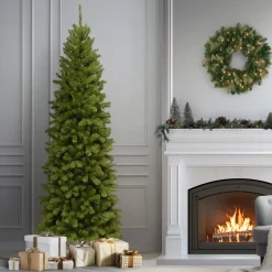 Outlet National Tree Company 7.5 ft. North Valley Spruce Pencil Slim Tree