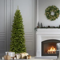 Hot National Tree Company 6 ft. North Valley Spruce Pencil Slim Tree