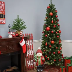 Clearance National Tree Company 9 ft. North Valley Spruce Pencil Slim Tree
