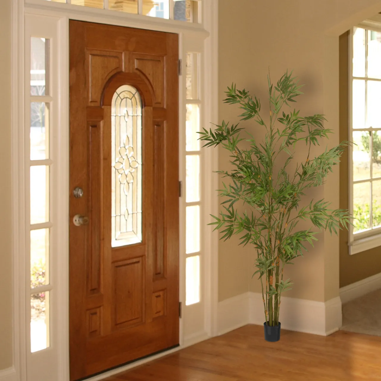 Sale National Tree Company 6 ft. Potted Japanese Bamboo Tree
