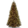 Sale National Tree Company 9 ft. Pre-Lit Aberdeen Blue Spruce Tree with Light Parade LED Lights