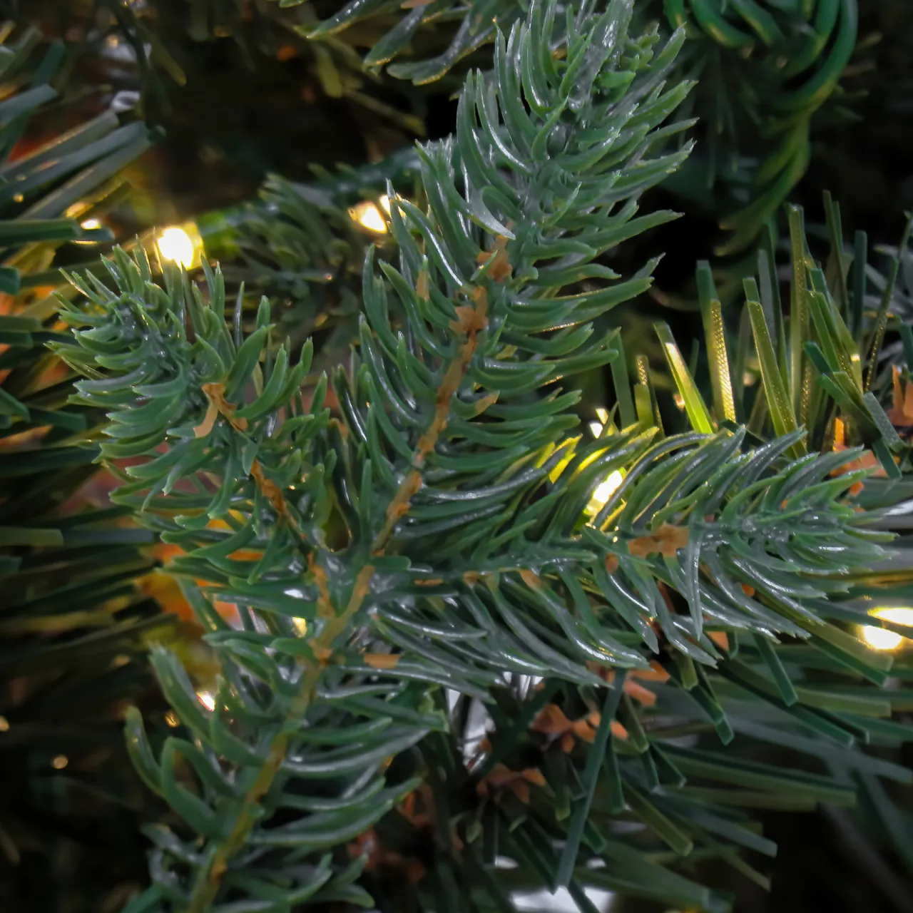 National Tree Company 10 ft. Pre-Lit Aspen Pine Hinged Tree with Warm White LED Light