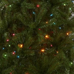 Hot National Tree Company 6 ft. Pre-Lit Aspen Spruce Slim Tree with Multicolor Lights
