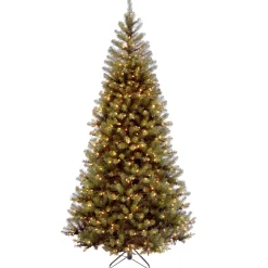 Best National Tree Company 6 ft. Pre-Lit Aspen Spruce Slim Tree with Clear Lights