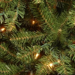 Clearance National Tree Company 7.5 ft. Pre-Lit Aspen Spruce Slim Tree with Clear Lights
