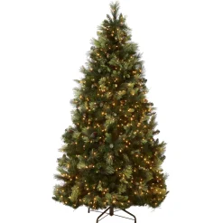 Discount National Tree Company 7.5 ft. Pre-Lit Carolina Pine Tree with 1000 Clear Lights