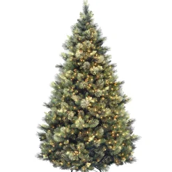 Discount National Tree Company 7.5 ft. Pre-Lit Carolina Pine Tree with 750 Clear Lights
