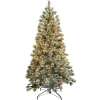 New National Tree Company 6 ft. Pre-Lit Cashmere Tree with Clear Lights