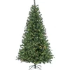 Online National Tree Company 7.5 ft. Pre-Lit Cedar Spruce Tree with LED Lights
