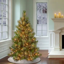 Online National Tree Company 4.5 ft. Pre-Lit Charleston Pine Tree with Clear Lights