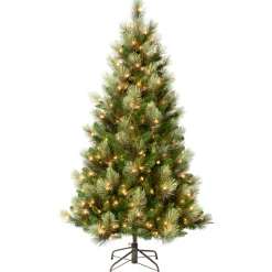 National Tree Company 9 ft. Pre-Lit Charleston Pine Tree with Clear Lights
