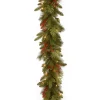 Clearance National Tree Company 9 ft. Pre-Lit Classical Collection Garland with Clear Lights