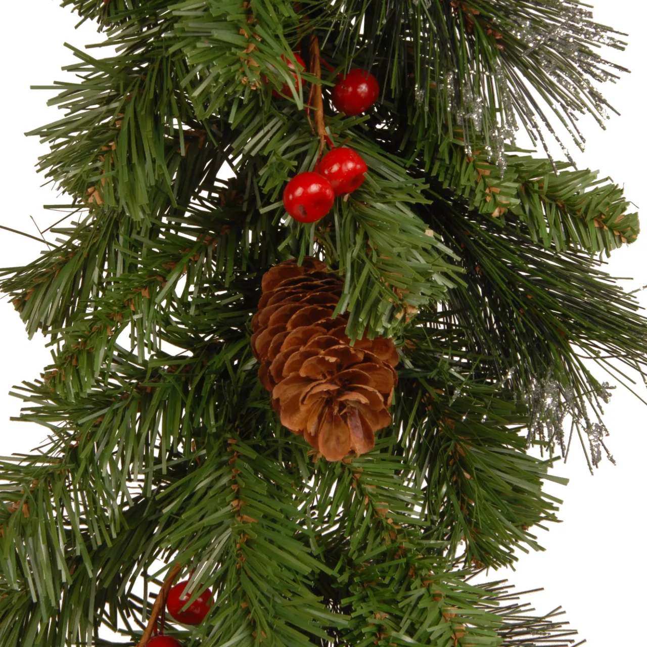 Online National Tree Company 9 ft. Pre-Lit Crestwood Spruce Garland with LED Lights