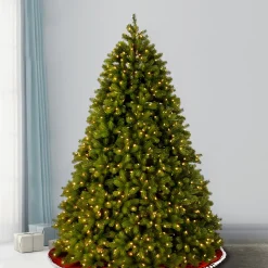 Best National Tree Company 7.5 ft. Pre-Lit Deluxe Downswept Douglas Fir Tree with PowerConnect Dual Color LED Lights