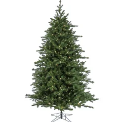 Hot National Tree Company 10 ft. Pre-Lit Douglas Fir Hinged Tree with Warm White LED Lights