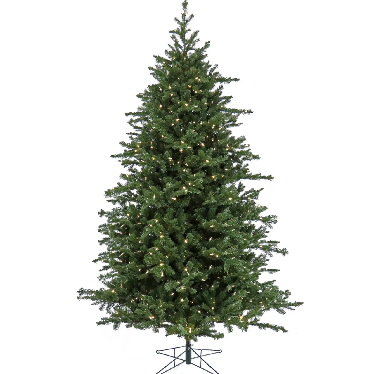 Hot National Tree Company 10 ft. Pre-Lit Douglas Fir Hinged Tree with Warm White LED Lights