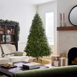 Discount National Tree Company 7.5 ft. Pre-Lit Downswept Douglas Fir Tree with Dual Color LED Lights