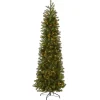 Hot National Tree Company 7.5 ft. Pre-Lit Downswept Douglas Fir Pencil Slim Tree with Clear Lights