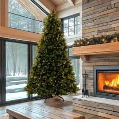 Sale National Tree Company 12 ft. Pre-Lit Downswept Douglas Fir Tree with Clear Lights