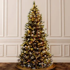 Best National Tree Company 4 ft. Pre-Lit Downswept Douglas Fir Slim Tree